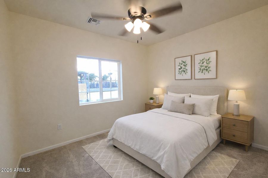 Second Bed Rm Virtually Staged