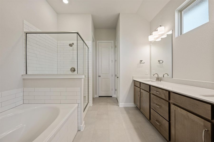 Furnished interior view inside a new home in The Trails at Carmel, Pflugerville (Image 14).