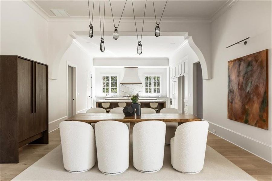 Furnished interior view inside a new home in , Alpharetta (Image 48).