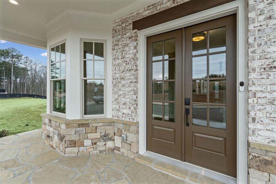 Representative exterior details of a home built from the The Livingston by JW Collection in Laurel View, Suwanee (Image 3). Representative exterior details of a home built from the The Livingston by JW Collection in Laurel View, Suwanee (Image 3).