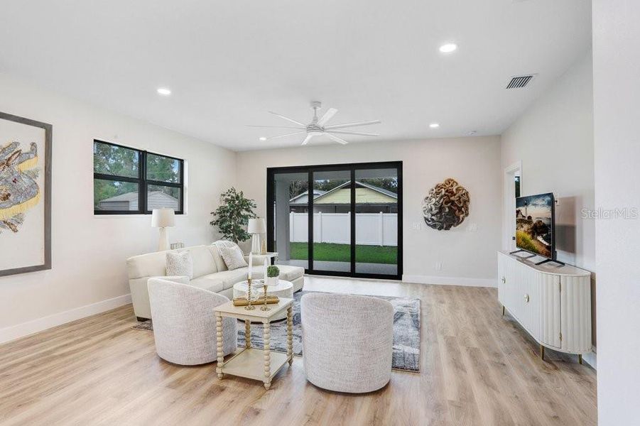 Furnished interior view inside a new home in , Tampa (Image 11).