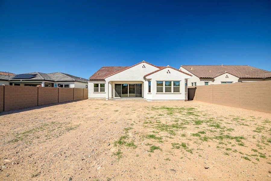 Exterior details and patio area of a home in Legends at Thunderbird, Glendale (Image 29).