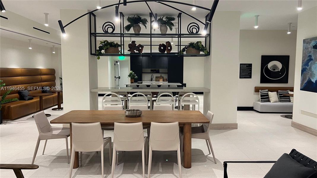 Furnished interior view inside a new home in , Miami (Image 18).