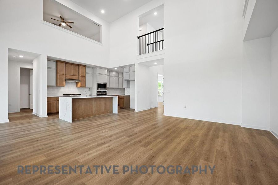 Furnished interior view inside a new home in Goodnight Ranch, Austin (Image 6).