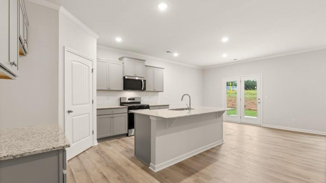 Furnished interior view inside a new home in Fairhaven, Lithia Springs (Image 9).