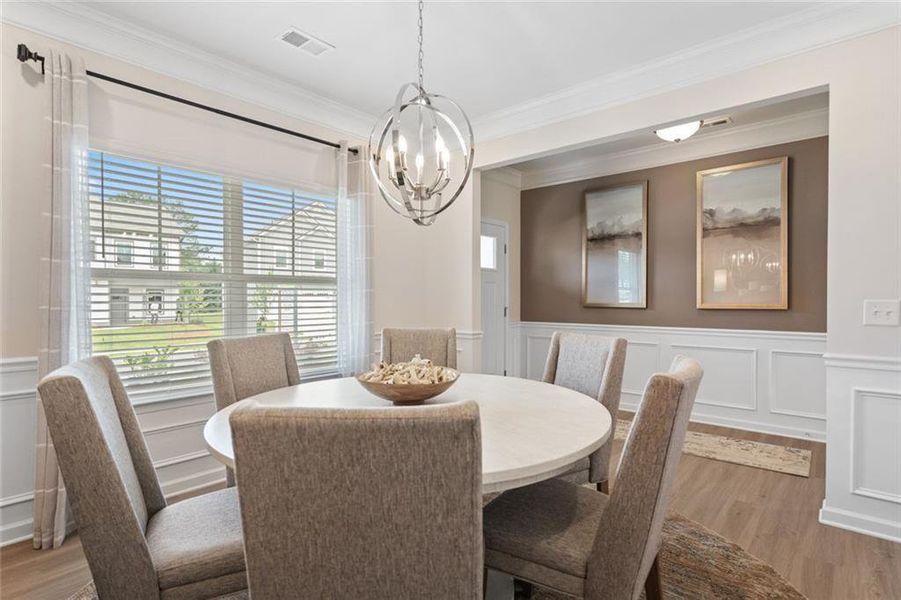 Furnished interior view inside a new home in Evergreen at Lakeside, Temple (Image 24).