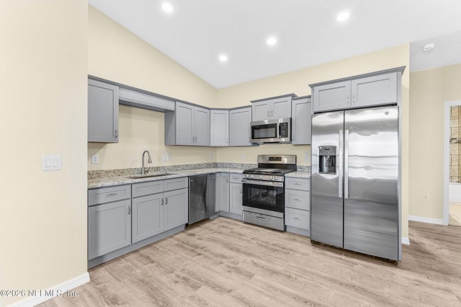 Furnished interior view inside a new home in , Satsuma (Image 6).