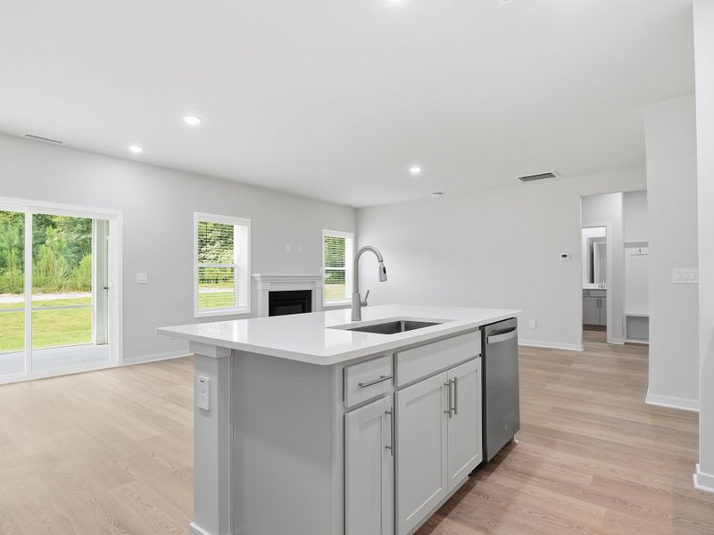Furnished interior view inside a new home in Marshburn Landing - Signature Series, Wendell (Image 5).