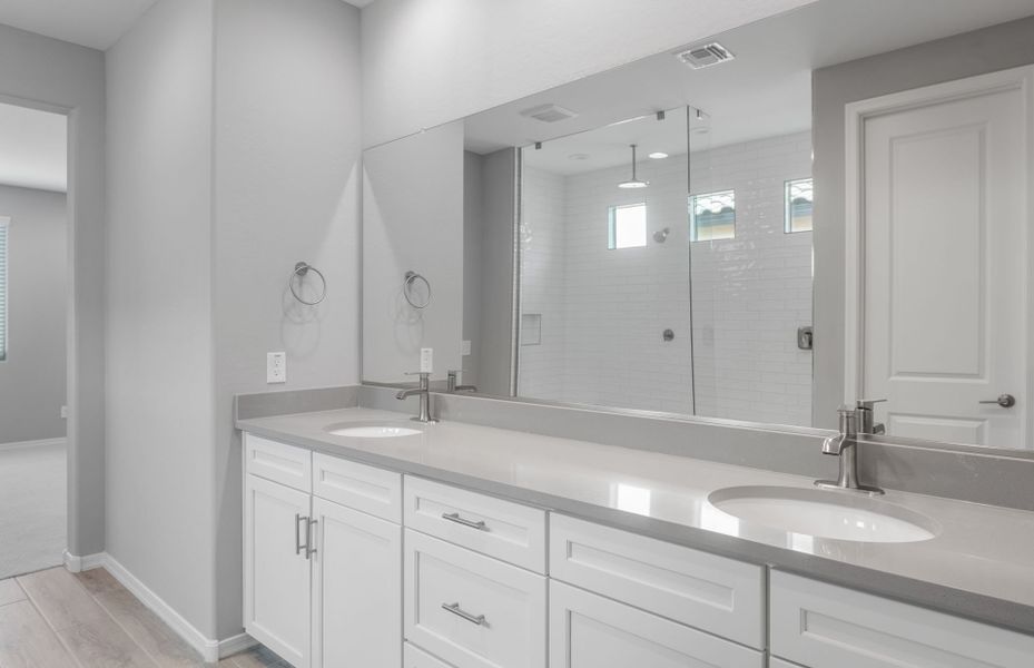 Furnished interior view inside a new home in El Rancho Santa Rosa, Maricopa (Image 11).