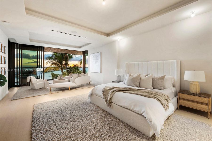 Furnished interior view inside a new home in , Bay Harbor Islands (Image 40).