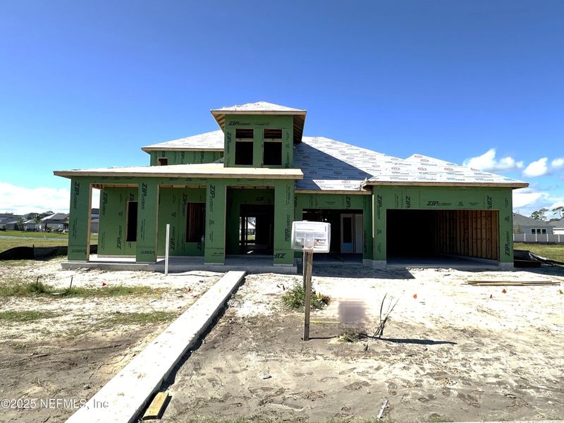 In-progress construction of a new home in Madeira, St. Augustine, FL (Image 22).