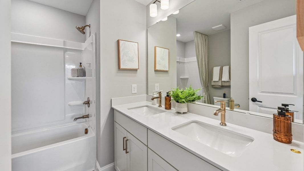 The Rochester Plan by DRB homes in Charlotte, NC - Bathroom 2 The Rochester Plan by DRB homes in Charlotte, NC - Bathroom 2