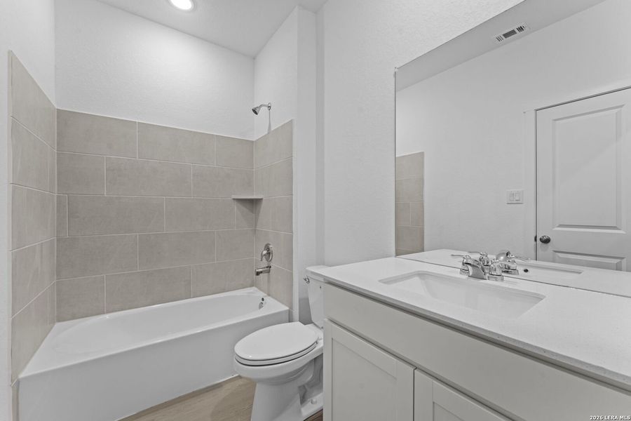 Furnished interior view inside a new home in Sky Ranch, New Braunfels (Image 11).