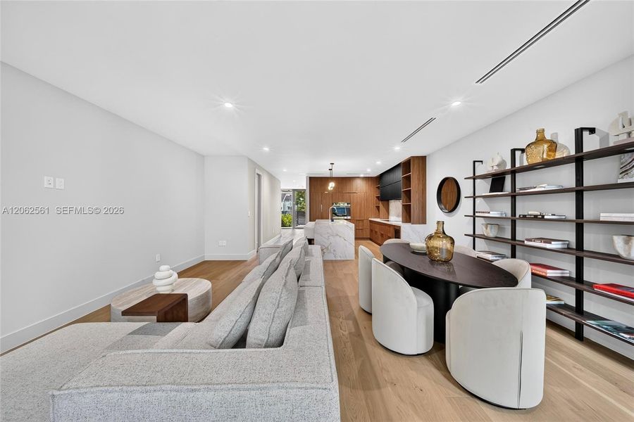 Furnished interior view inside a new home in , Miami (Image 11).