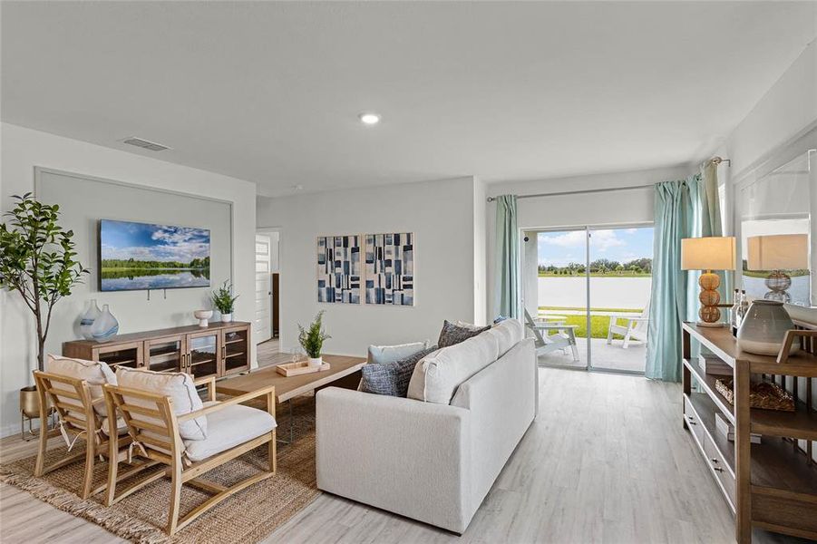Furnished interior view inside a new home in Wind Meadows South, Bartow (Image 15).