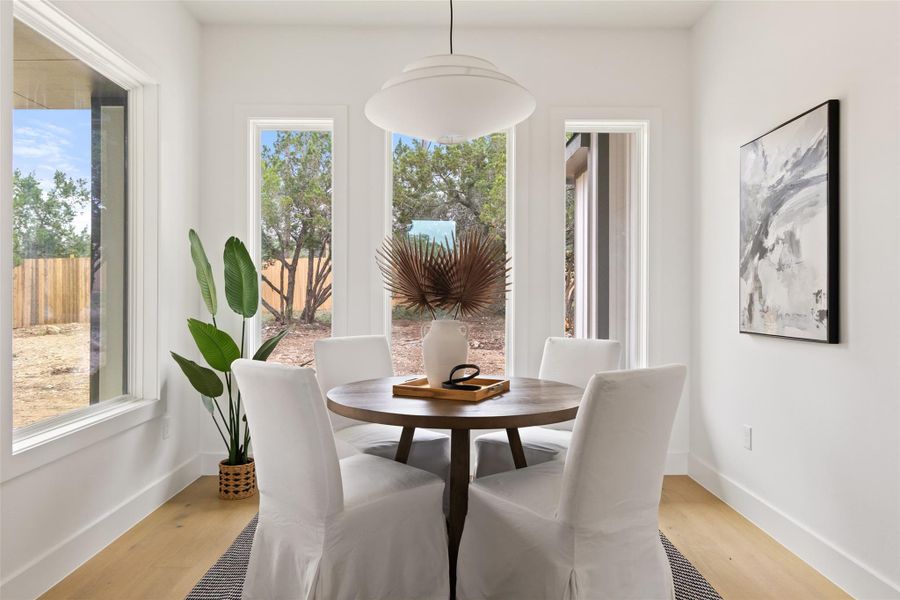 Furnished interior view inside a new home in , Wimberley (Image 10).