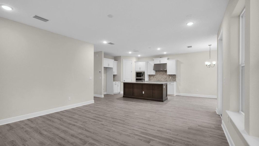 Representative unfurnished interior of a home built from the The Fanning by Providence Homes (Florida) in Reflections at Nocatee, Nocatee (Image 21).