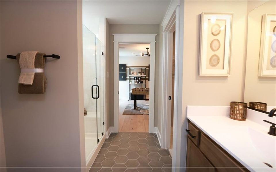 Furnished interior view inside a new home in , Pendergrass (Image 9).