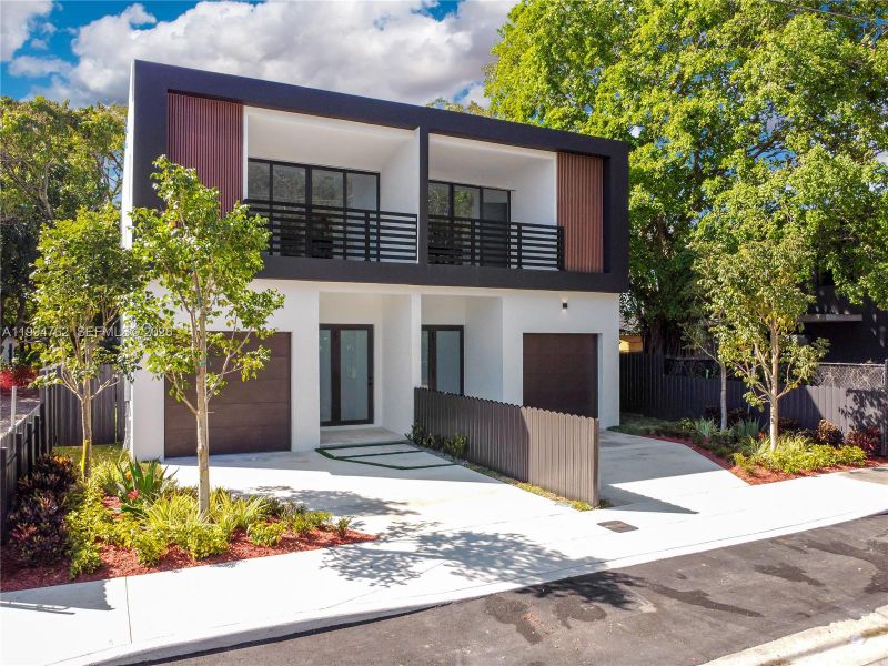 Front exterior of a new home in , Miami, FL, highlighting curb appeal (Image 25).