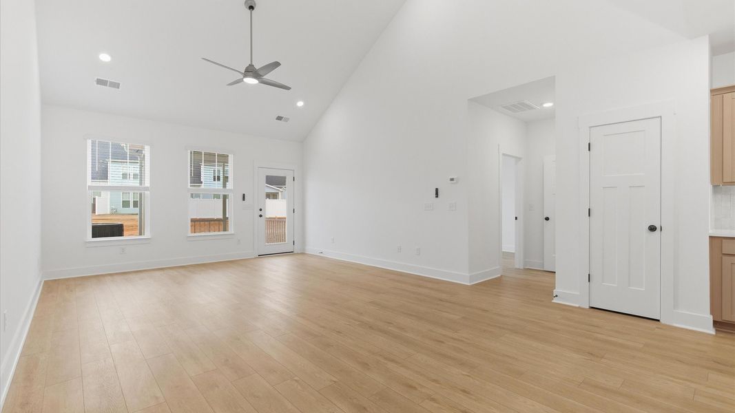Furnished interior view inside a new home in Village at Midway, Anderson (Image 6).