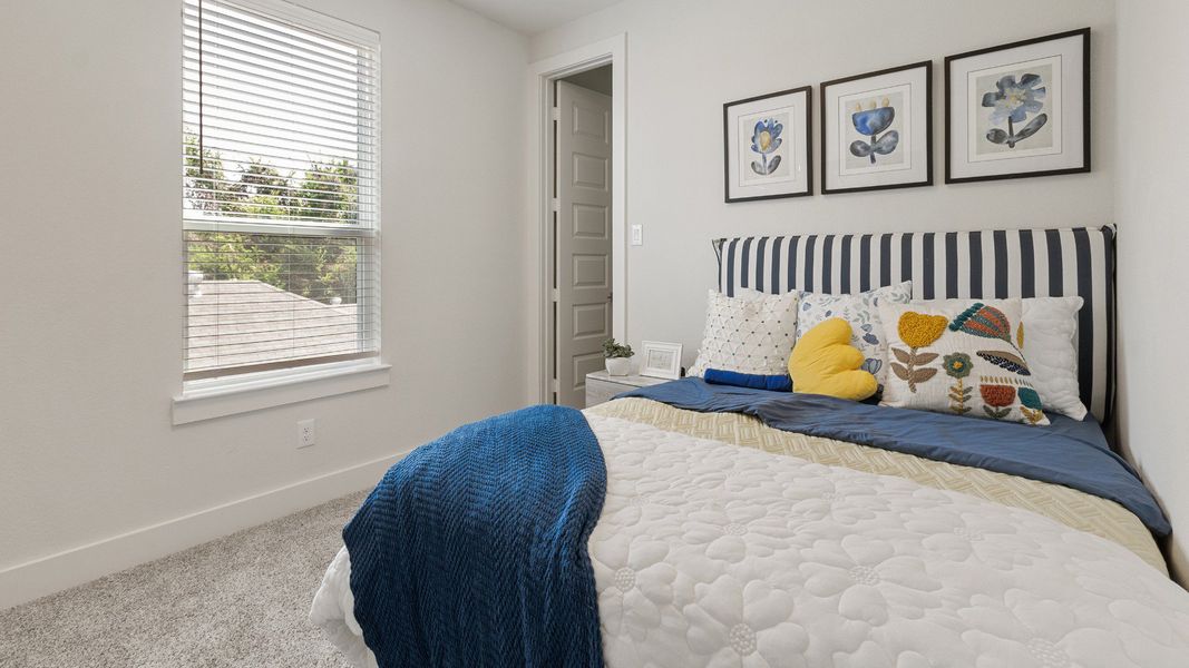 Furnished interior view inside a new home in Shady Acres, Houston (Image 18).