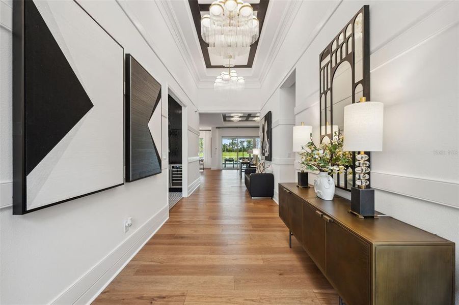 Furnished interior view inside a new home in Valencia Ridge, Wesley Chapel (Image 32).