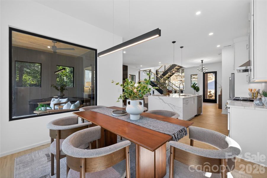 Furnished interior view inside a new home in , Norwood (Image 6).