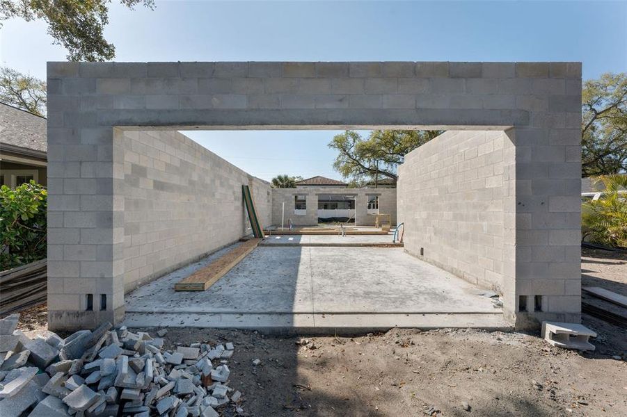 In-progress construction of a new home in , Tampa, FL (Image 8).