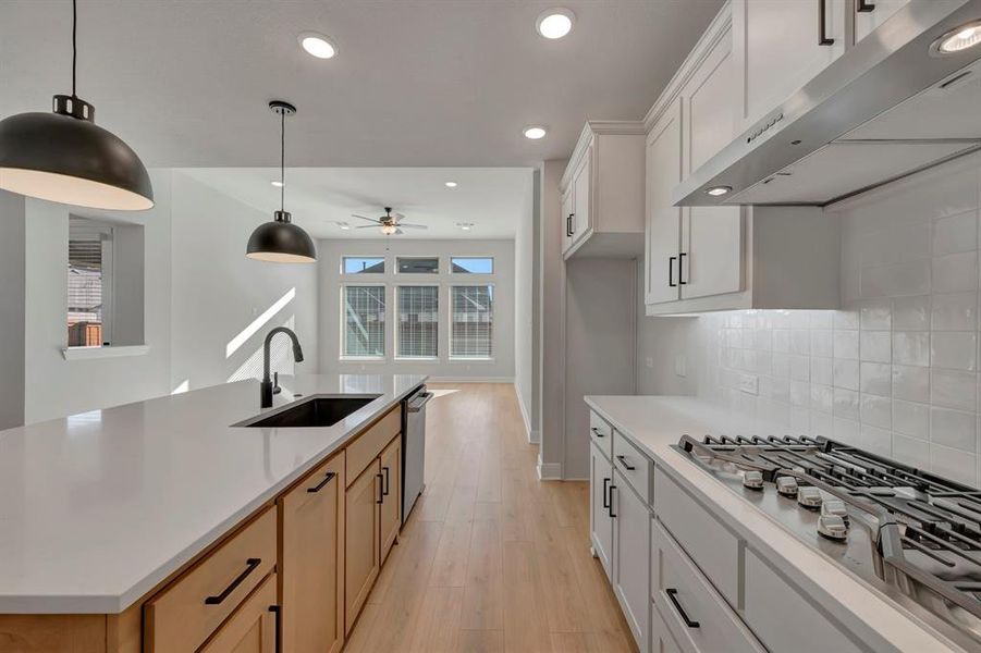 Furnished interior view inside a new home in Mantua Point Classics, Van Alstyne (Image 20).