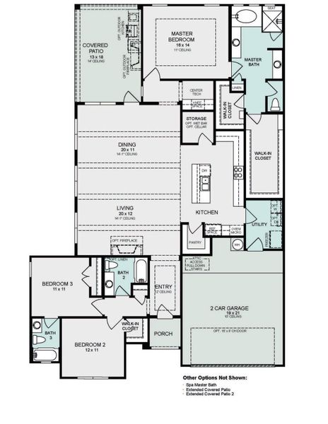 LeMans Floor Plan Layout in Audubon 60's, Magnolia | Sitterle Homes LeMans Floor Plan Layout in Audubon 60's, Magnolia | Sitterle Homes