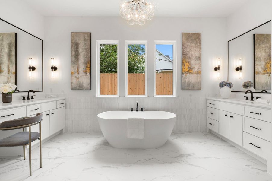 Furnished interior view inside a new home in , Houston (Image 17). Furnished interior view inside a new home in , Houston (Image 17).
