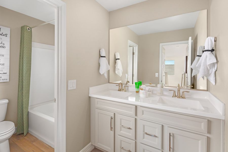 Representative furnished interior of a home built from the Plan by Beazer Homes in Highpointe at Northpointe, Peoria (Image 9).