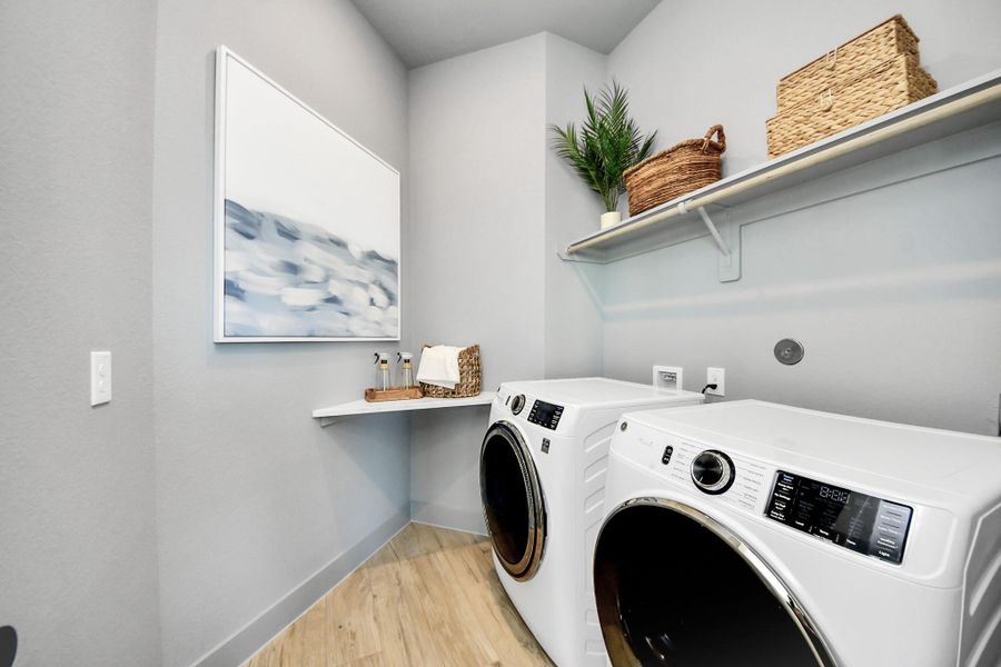 Furnished interior view inside a new home in Meridiana, Manvel (Image 30).