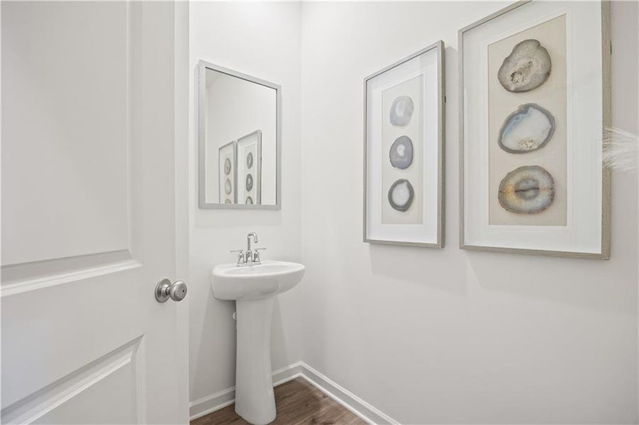 Furnished interior view inside a new home in Old Salem Crossing, Conyers (Image 16).