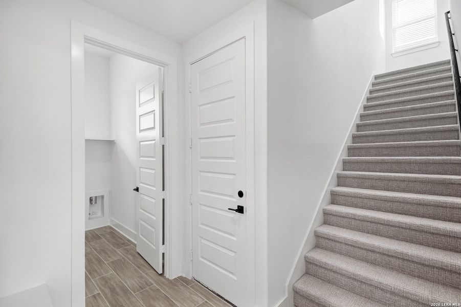 Spacious, unfurnished interior of a new home in The Reserve at Potranco Oaks, Castroville (Image 31). Spacious, unfurnished interior of a new home in The Reserve at Potranco Oaks, Castroville (Image 31).