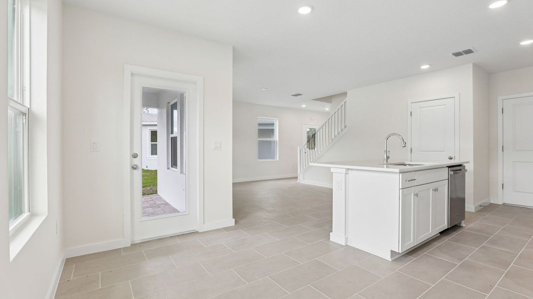 Furnished interior view inside a new home in Cyrene at Harmony, St. Cloud (Image 10).