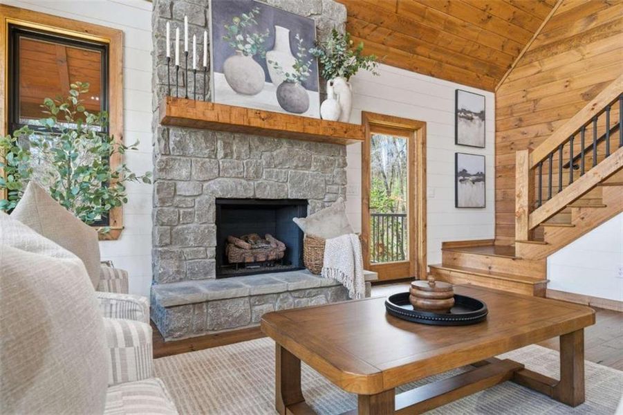 Furnished interior view inside a new home in , Blue Ridge (Image 7).