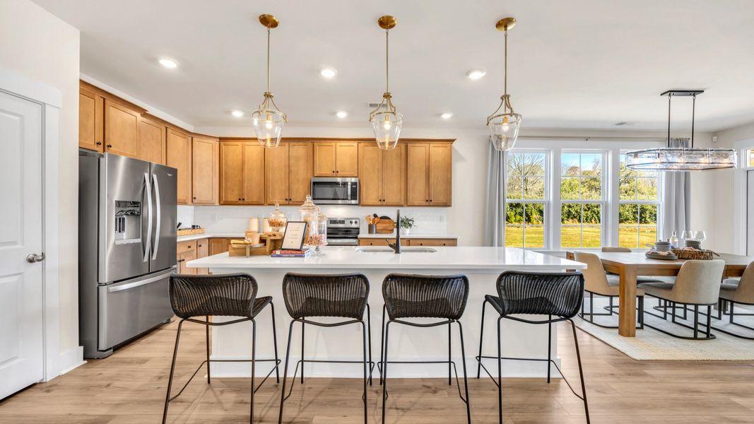 Representative furnished interior of a home built from the Lighthouse by DRB Homes in Chestnut Farms, Longs (Image 11).