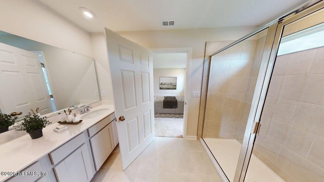 Furnished interior view inside a new home in Sandridge Hills, Green Cove Springs (Image 6). Furnished interior view inside a new home in Sandridge Hills, Green Cove Springs (Image 6).