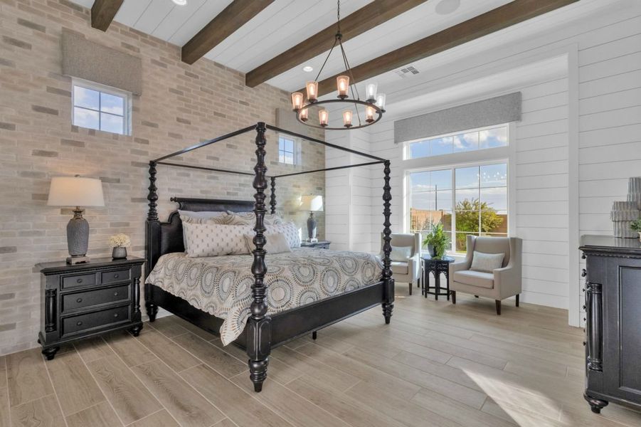 Representative furnished interior of a home built from the Residence Twelve by Blandford Homes in Earnhardt Ranch, Chandler (Image 40).