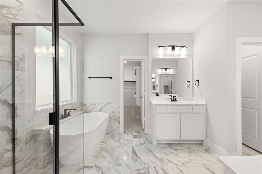 Furnished interior view inside a new home in Sutton Fields, Celina (Image 12).