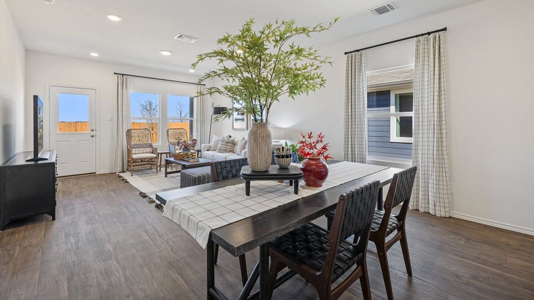 Furnished interior view inside a new home in The Reserve at Spiritas Ranch, Little Elm (Image 7).