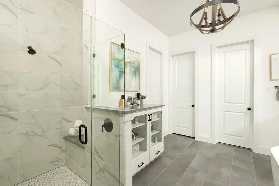 Walk-in shower in Primary Bath - Representative Photo Walk-in shower in Primary Bath - Representative Photo