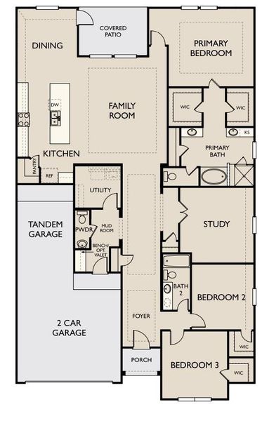 The Blake floor plan