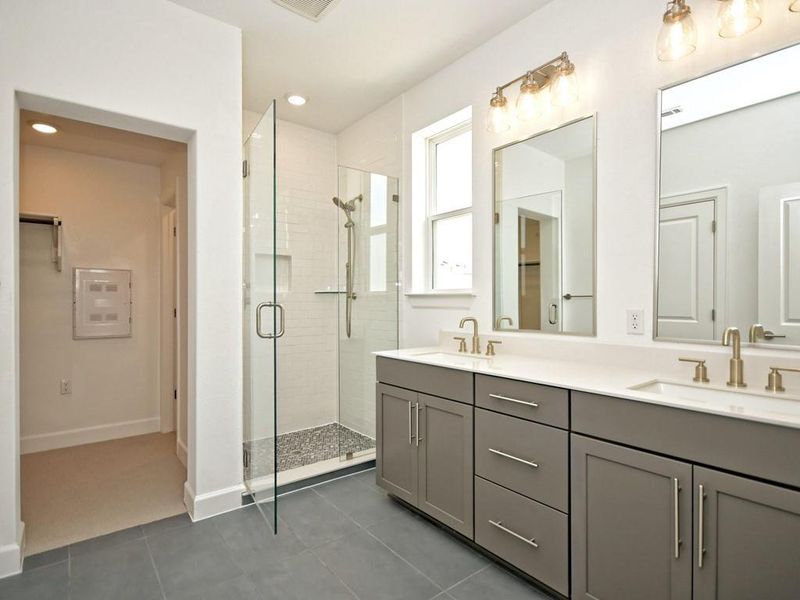 Image 7 of the Mueller Paseo Row Homes community in Austin, TX.