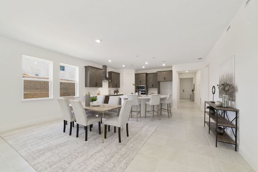 Furnished interior view inside a new home in Vintner Reserve, Clermont (Image 12). Furnished interior view inside a new home in Vintner Reserve, Clermont (Image 12).
