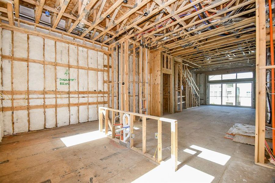 2nd Floor.  Kitchen with Island.