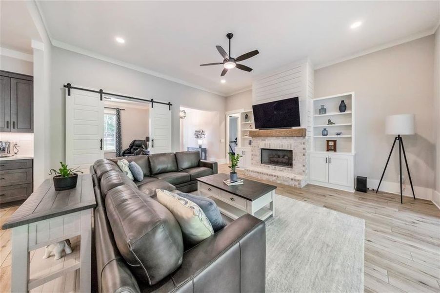 Furnished interior view inside a new home in , Woodstock (Image 6).