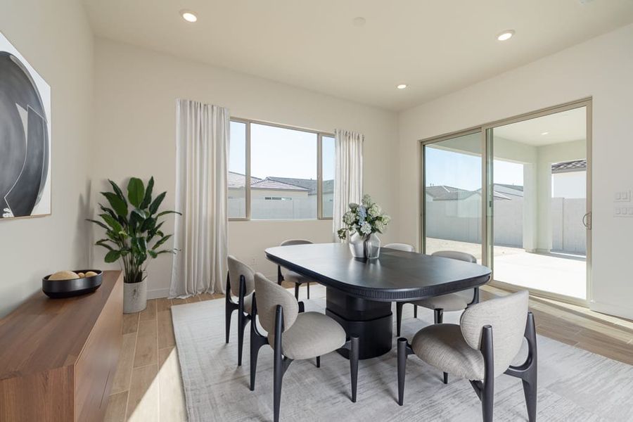 Furnished interior view inside a new home in Soleo, San Tan Valley (Image 8).