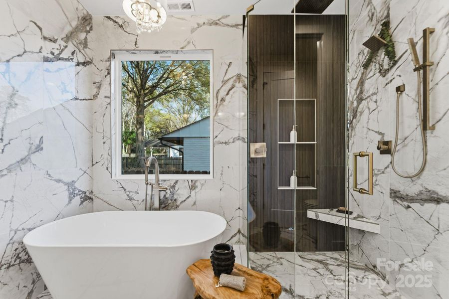 Furnished interior view inside a new home in , Charlotte (Image 8).